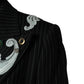 Dolce & Gabbana Black Stripe Double-Breasted Blazer Jacket