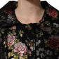 Dolce & Gabbana Multicolor Floral Brocade Blazer Jacket