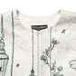 Dolce & Gabbana White Jacquard Garden Print Coat Jacket