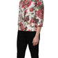 Dolce & Gabbana Multicolor Peony Print Polyester Coat Jacket