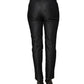 BENCIVENGA Black Cotton Mid Waist Skinny Denim Trouser Jeans
