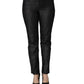 BENCIVENGA Black Cotton Mid Waist Skinny Denim Trouser Jeans