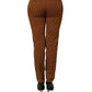 PLEIN SUD Brown Cotton Mid Waist Skinny Chino Pants