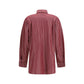 The Andamane Bordeaux Polyester Pattern Shirt