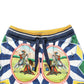 Dolce & Gabbana Multicolor Siciliano Saretto Joggers Pants