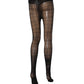 Dolce & Gabbana Black Nylon Tartan Pattern Tights Stockings Socks