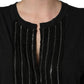 Dsquared² Black Chain Embellished Cotton Short Sleeve T-shirt