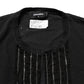 Dsquared² Black Chain Embellished Cotton Short Sleeve T-shirt