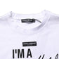 Dolce & Gabbana White I'm A Super Model Fan Print Jersey T-shirt