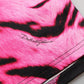 Dolce & Gabbana Pink Zebra Sleeveless Crew Neck Cropped T-shirt