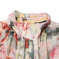 Dolce & Gabbana Multicolor Floral Tie-Neck Silk Chiffon Blouse Top