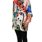 Dolce & Gabbana Multicolor Embellished Graffiti Sweatshirt
