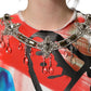 Dolce & Gabbana Multicolor Embellished Graffiti Sweatshirt