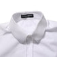 Dolce & Gabbana White Cotton Long Sleeve Button-Up Shirt Top