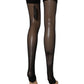 Dolce & Gabbana Black Sheer Nylon Thigh High Stockings Socks