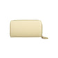 Mario Valentino Beige Polyurethane Women's Wallet with Coin Purse and Card Spaces