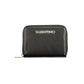 Mario Valentino Nero Poliuretano Womens Wallet with Zip Closure and Card Spaces