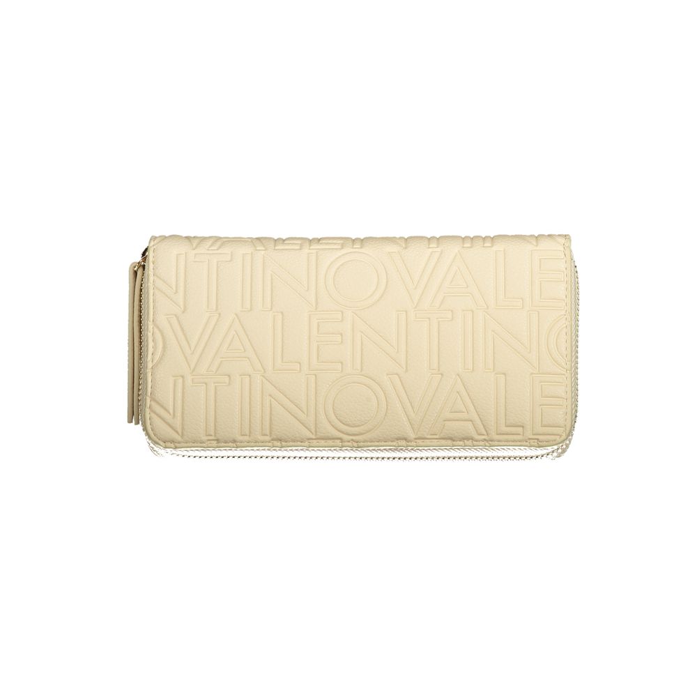 Mario Valentino Beige Polyurethane Women's Wallet