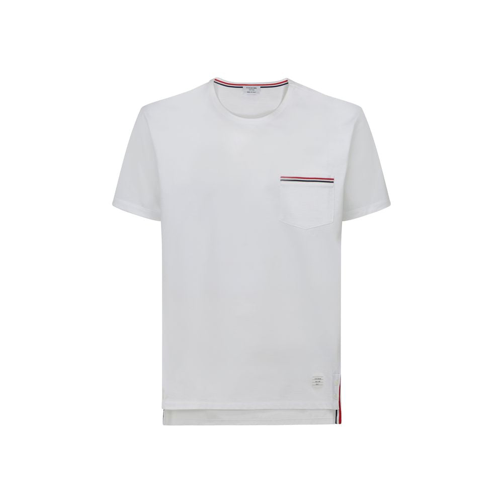 Thom Browne White Cotton T-Shirt