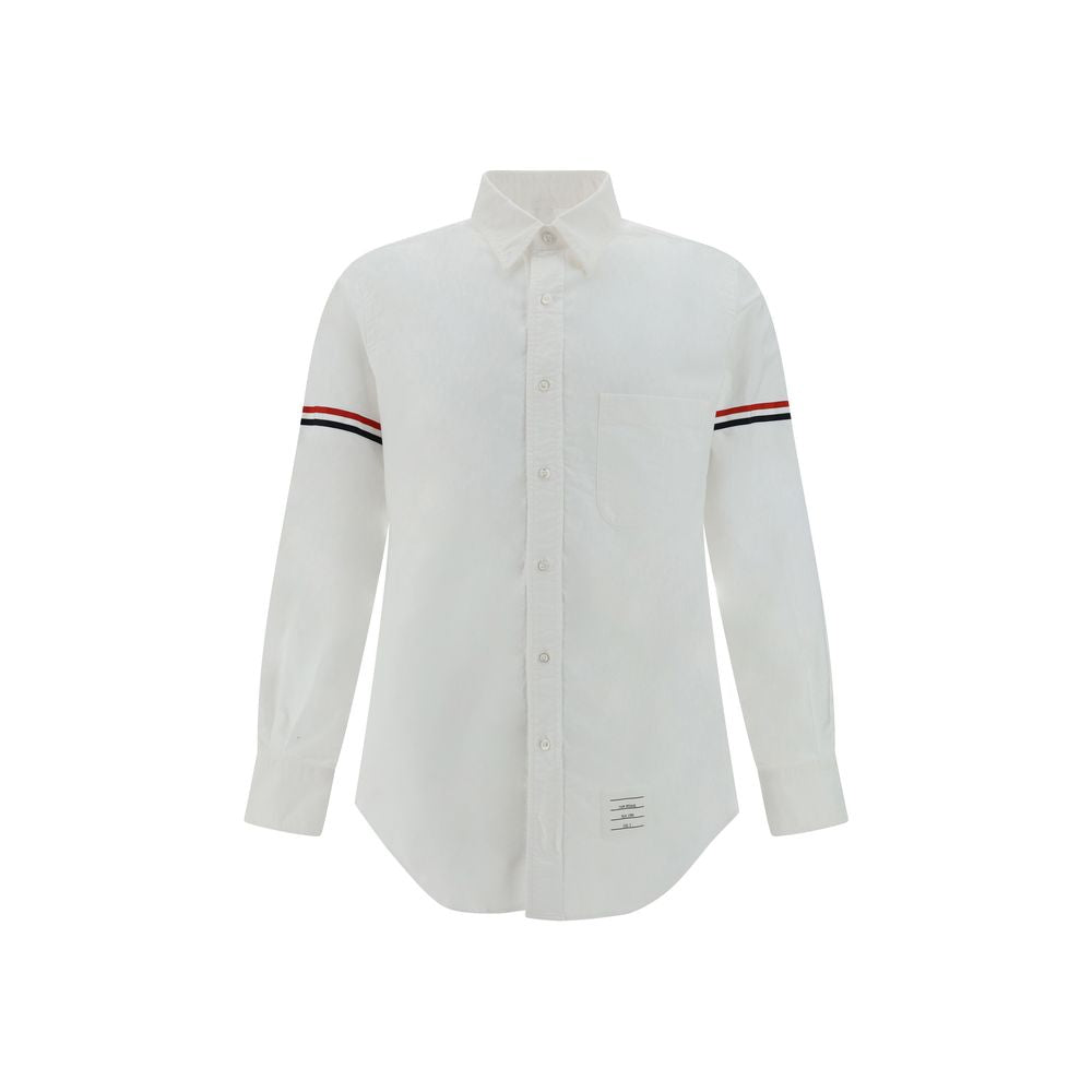 Thom Browne White Denim Shirt