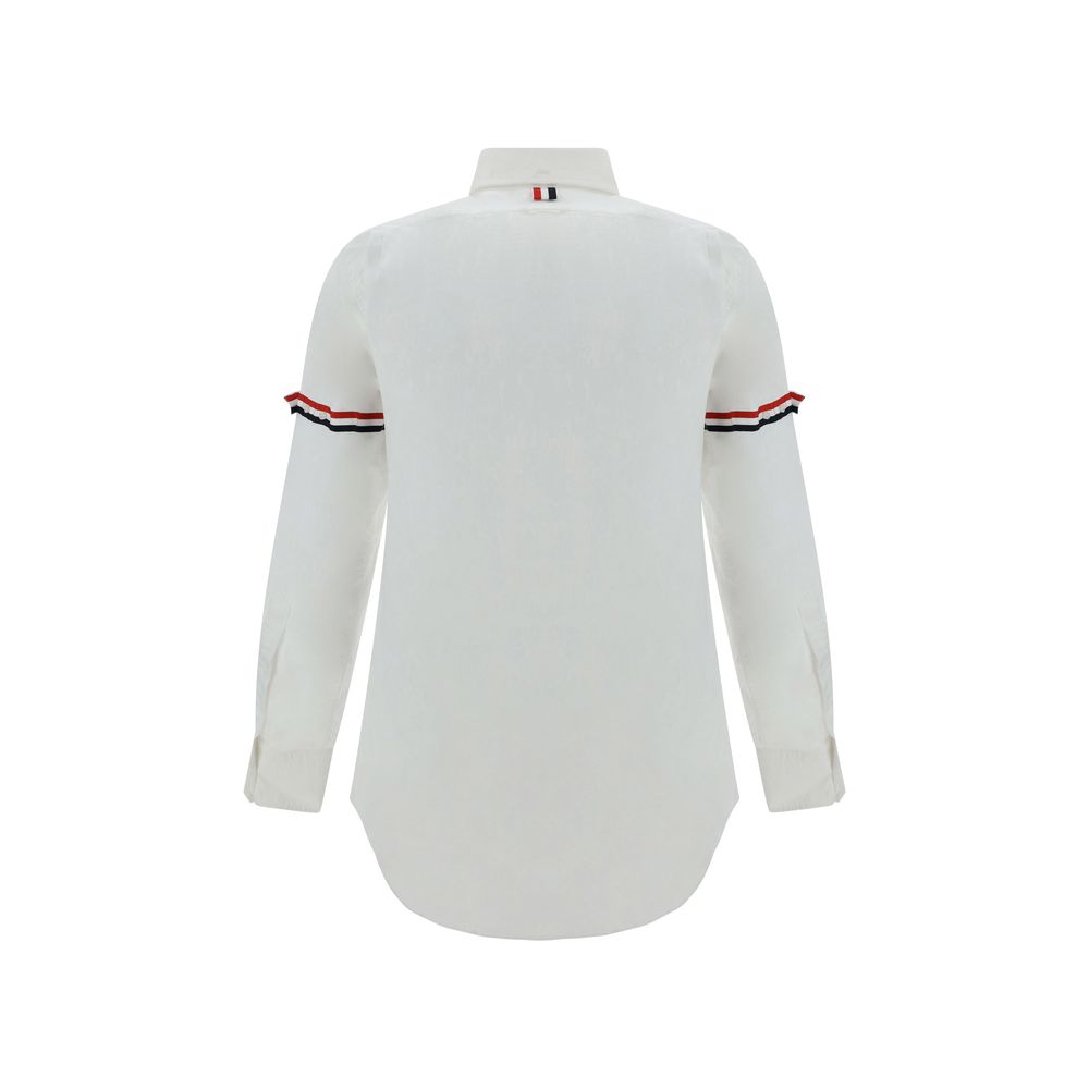 Thom Browne White Denim Shirt