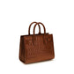 Saint Laurent Brown Calf Leather Bos Taurus Handbag