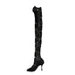 Dolce & Gabbana Black Taormina Lace Socks Boots Pumps Shoes