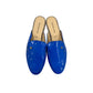 Borbonese Blue Leather Women Sandal