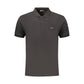Rifle Black Cotton Men's Polo Shirt
