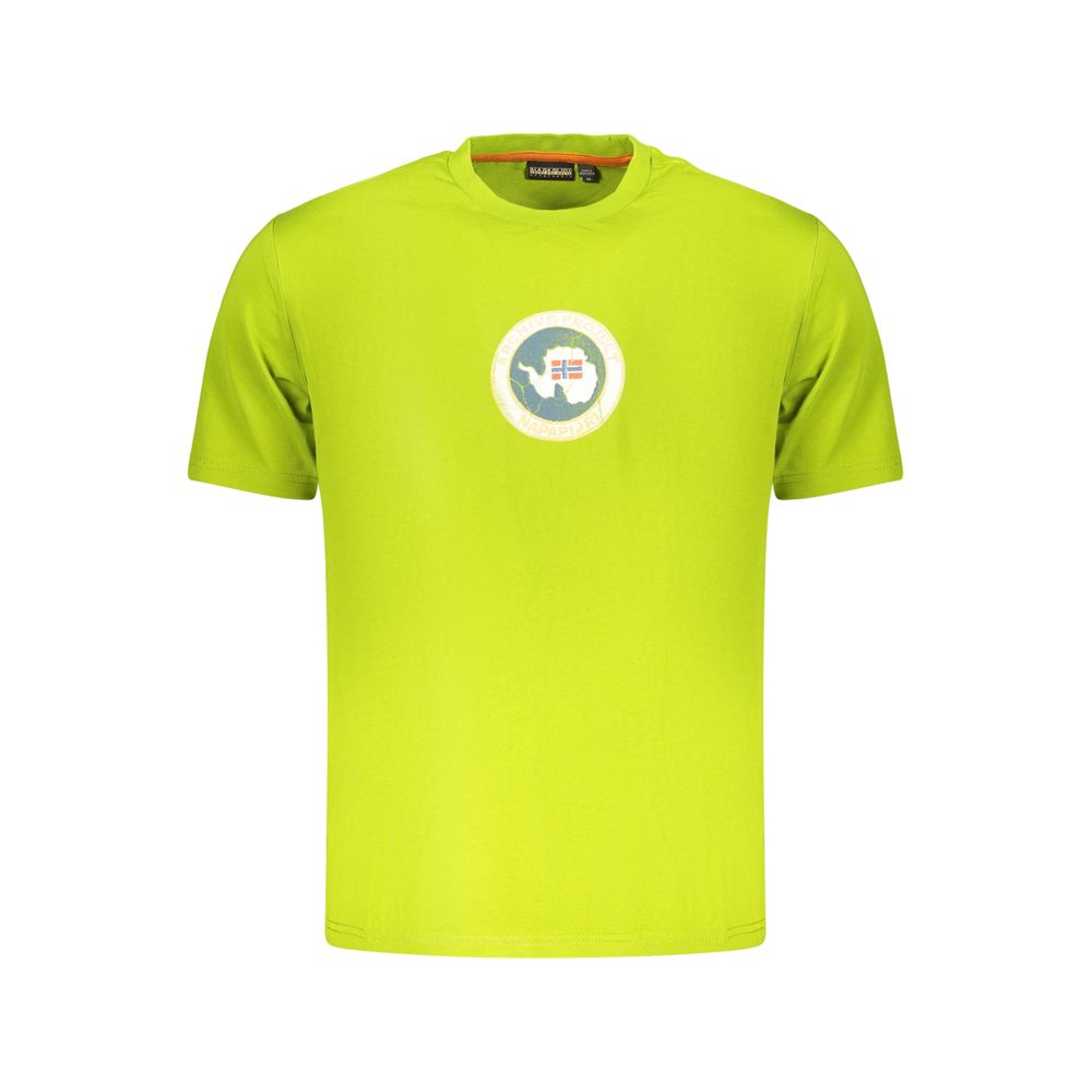 Napapijri Green Cotton T-Shirt