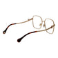 Carolina Herrera Gold Metal Glasses (Frames)