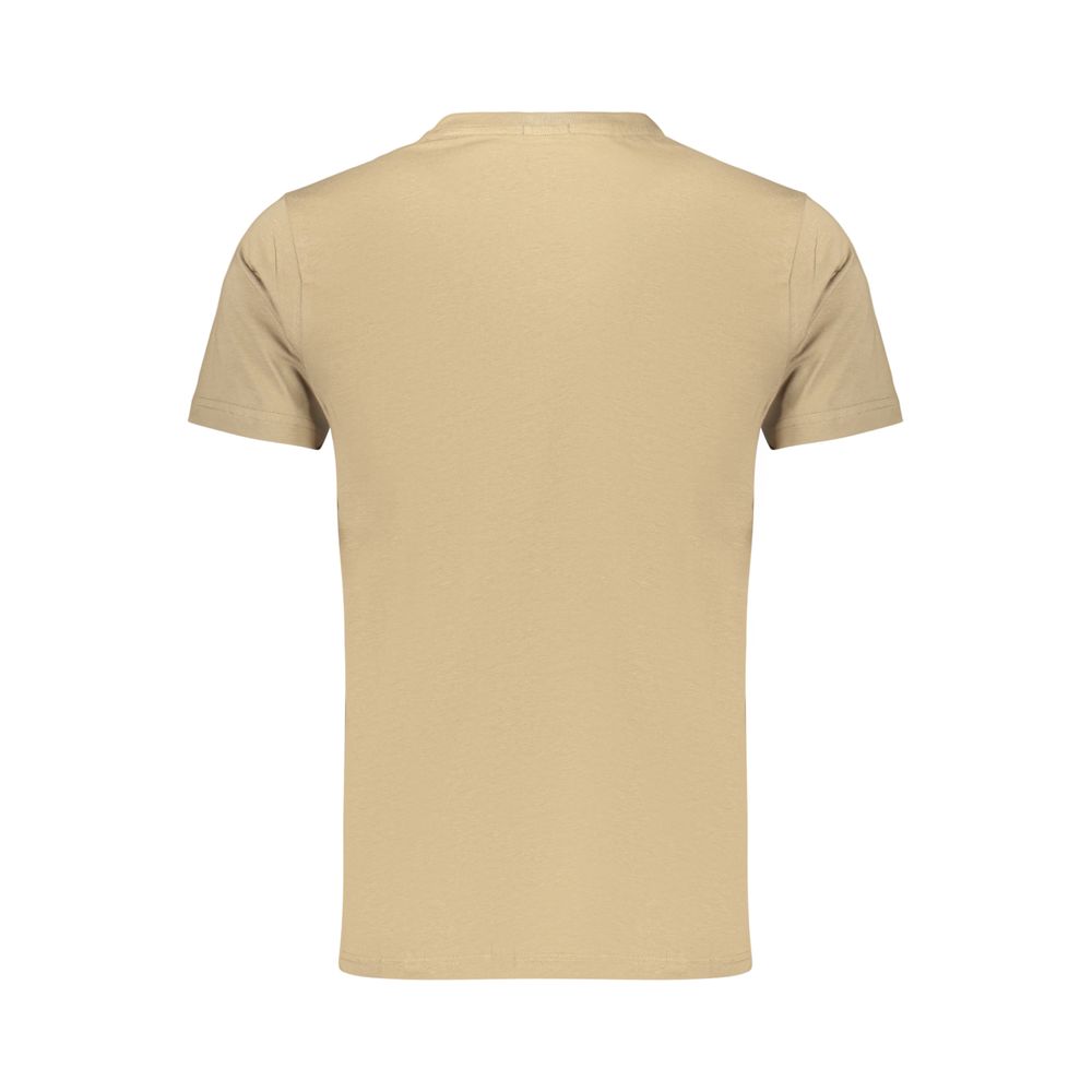 Rifle Brown Cotton T-Shirt