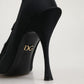 Dolce & Gabbana Black Stretch Socks Knee High Boots Shoes