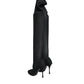 Dolce & Gabbana Black Stretch Socks Knee High Boots Shoes