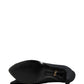 Dolce & Gabbana Black Stretch Socks Knee High Boots Shoes