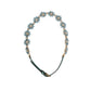 Dolce & Gabbana Green Leather Daisy Crystal Embellished Waist Belt