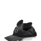Dolce & Gabbana Men Black Velvet Animal Ears Baseball Cap Hat