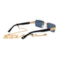 Dsquared² Gold Metal Sunglasses
