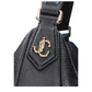Jimmy Choo Black Leather Shoulder Bag
