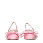 Jimmy Choo Pink Leather Stiletto Heel Sandals