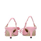 Jimmy Choo Pink Leather Stiletto Heel Sandals