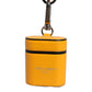 Dolce & Gabbana Case Yellow Calf Leather Logo Flip Holder Strap Airpods