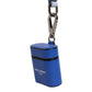 Dolce & Gabbana Case Blue Calf Leather Logo Flip Holder Strap Airpods