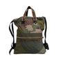 Dolce & Gabbana Military Green Patchwork Rucksack Backpack Borse Men Bag