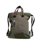 Dolce & Gabbana Military Green Patchwork Rucksack Backpack Borse Men Bag