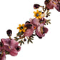 Dolce & Gabbana Gold Brass Mix Fiori Flowers Crystal Chain Necklace
