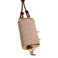 Dolce & Gabbana Pink Exotic Leather Mini Mirror Tassel Makeup Bag