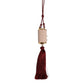Dolce & Gabbana Pink Exotic Leather Mini Mirror Tassel Makeup Bag