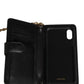 Dolce & Gabbana Case Flip Cover Black Calf Leather iPhone X - XS Phone