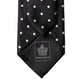 Dolce & Gabbana Black White Polka Dots Silk Adjustable Men Necktie Tie